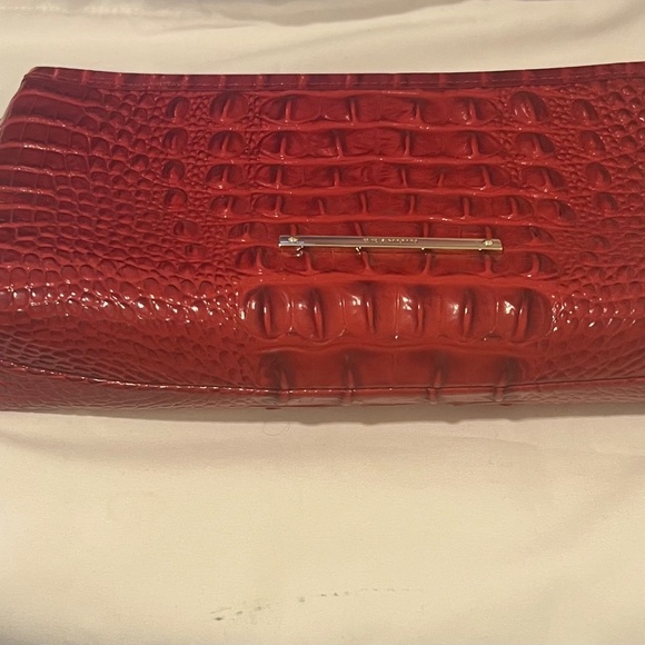 Brahmin Kayla Malbourne Umbra Leather Wristlet Bag - Picture 7 of 10